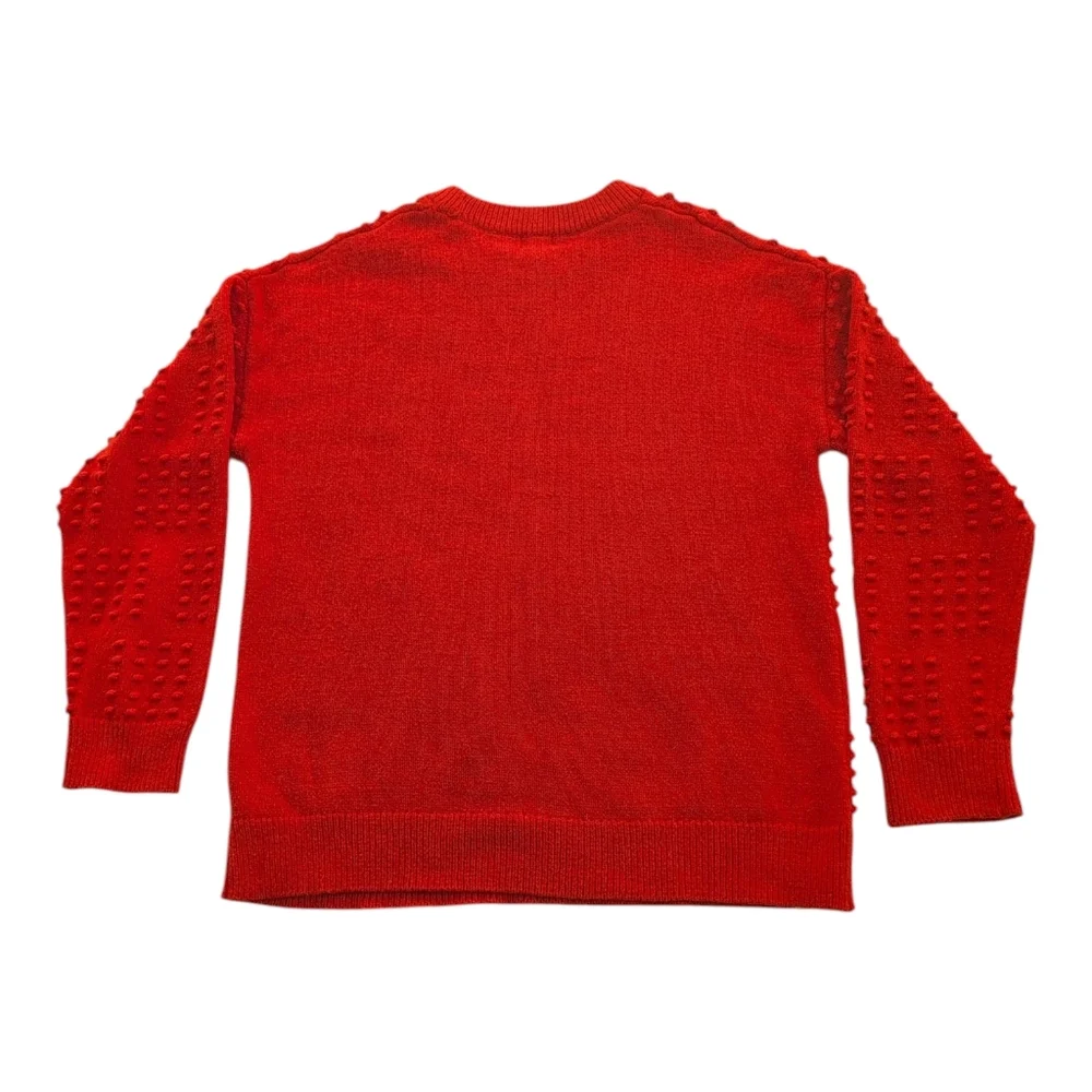 Lego‎ Sweater Men's Orange L Pullover Preppy Classic Crewneck
